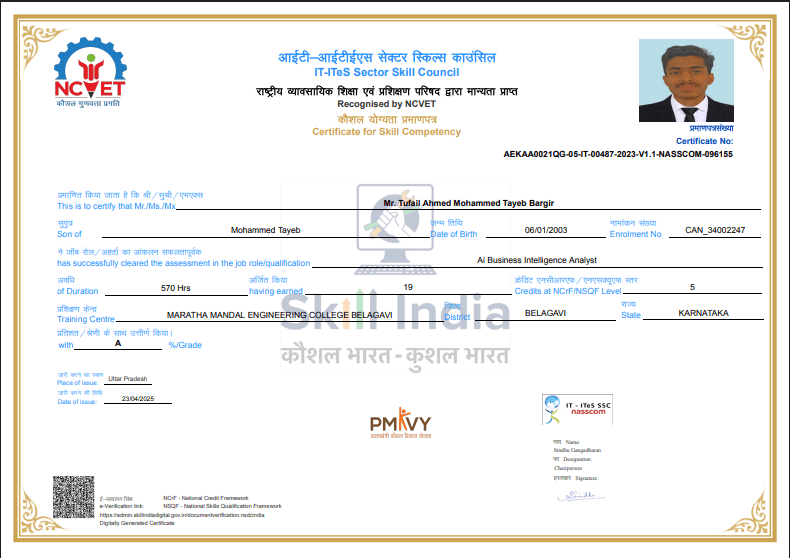 NSDC Certification